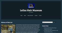 Desktop Screenshot of leilashairmuseum.net